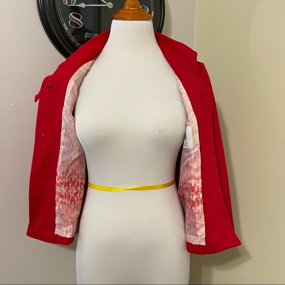 Cabi size 0 red retro 50’s blazer NWT - Picture 4 of 7